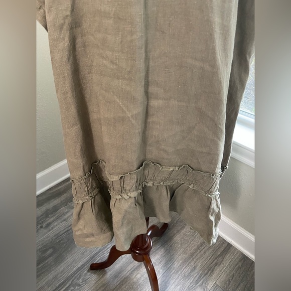 B. Hadikusumo 100% Linen Top One Size Fits All - Picture 8 of 15